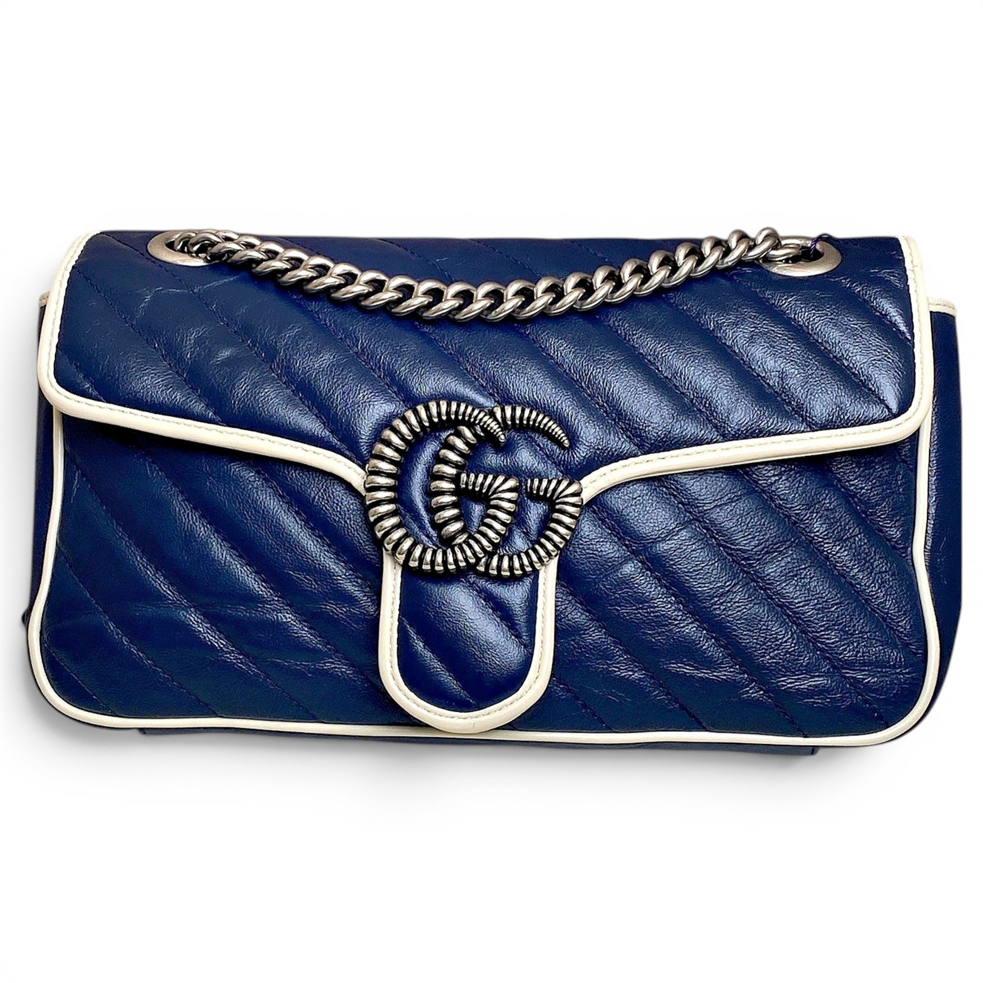 GG Marmont Flap leather crossbody bag