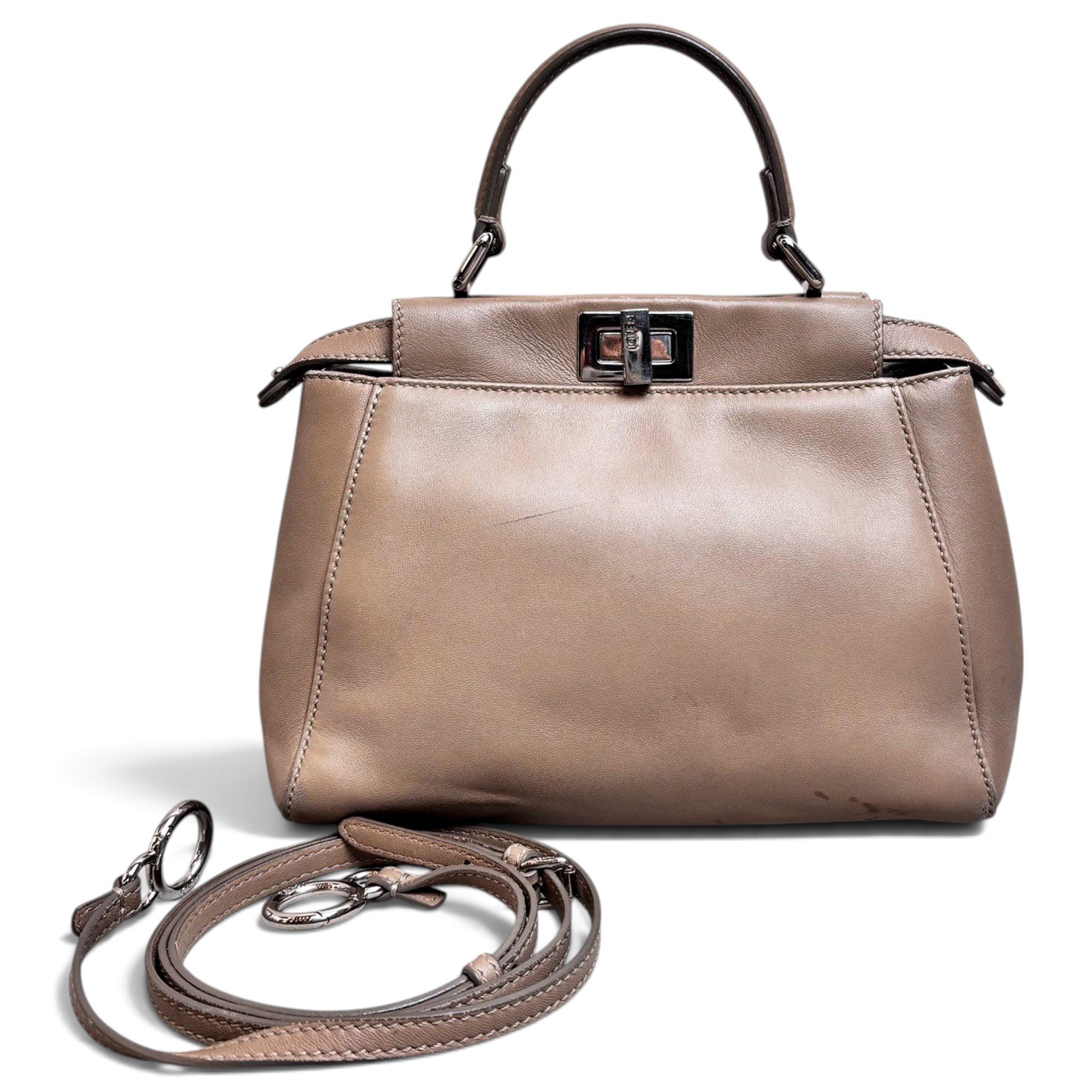Leather backpack
