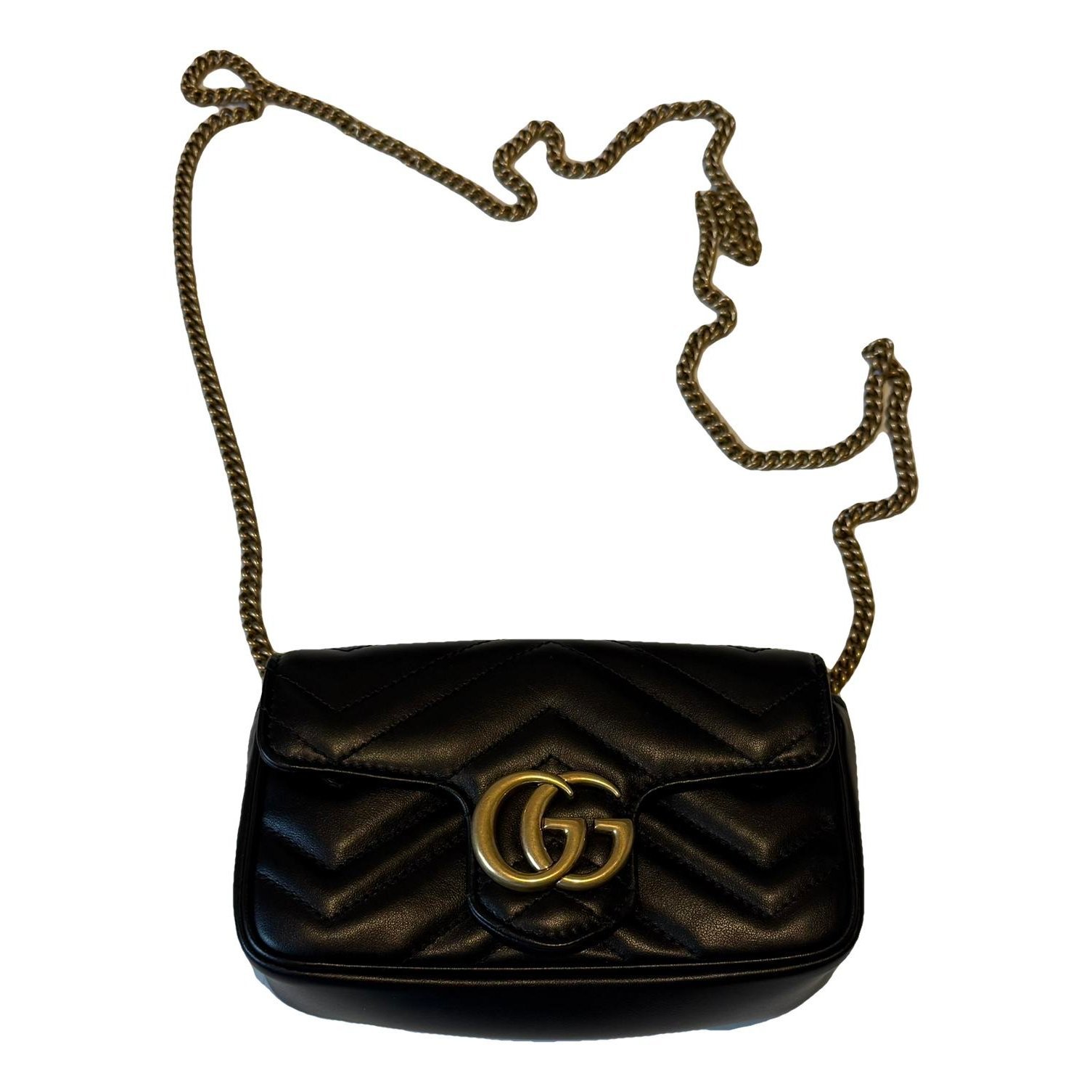 GG Marmont Flap leather crossbody bag