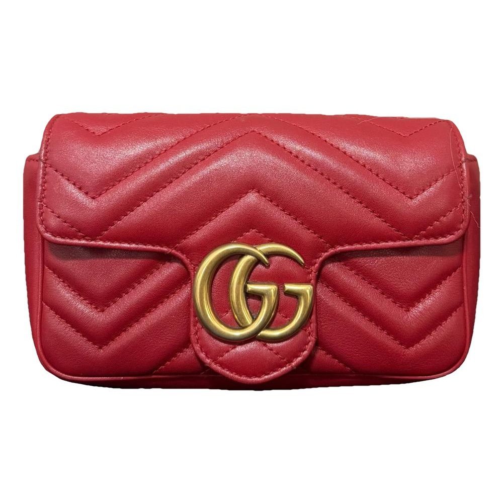 GG Marmont Flap leather handbag