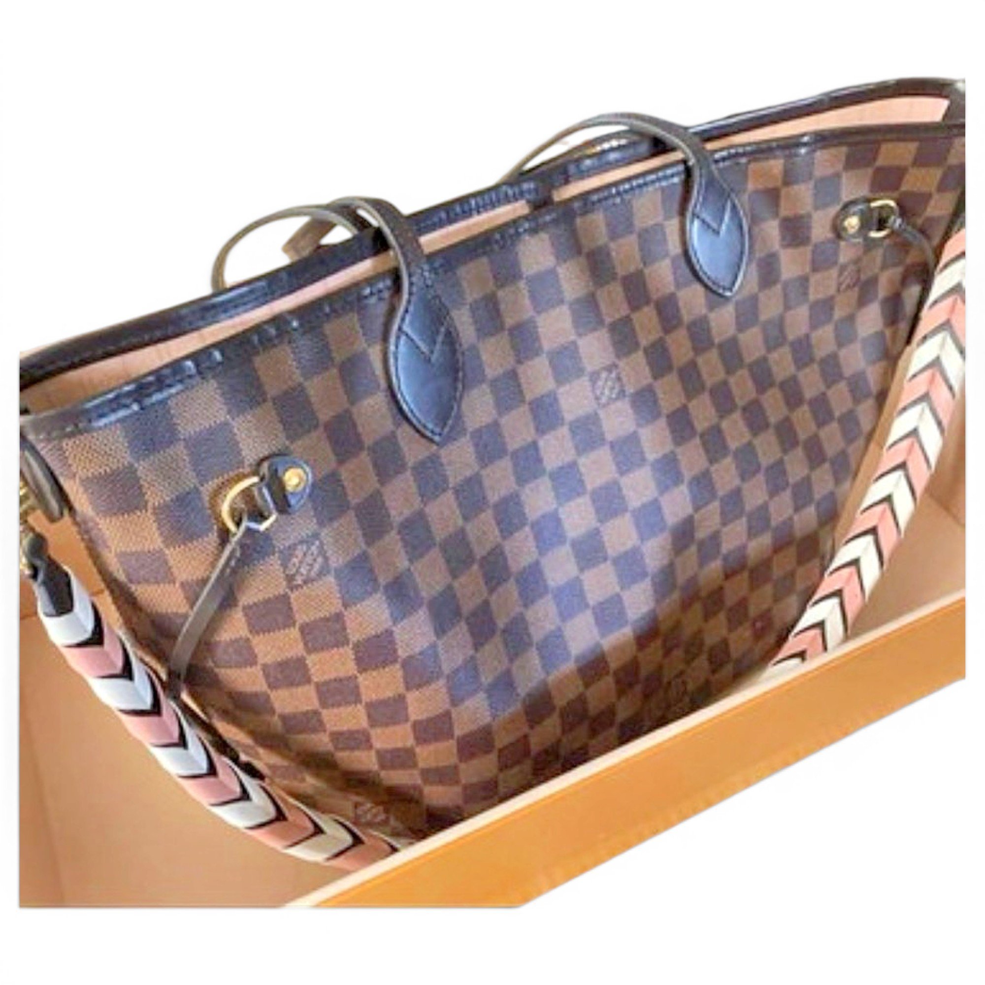 Louis Vuitton Neverfull leather tote