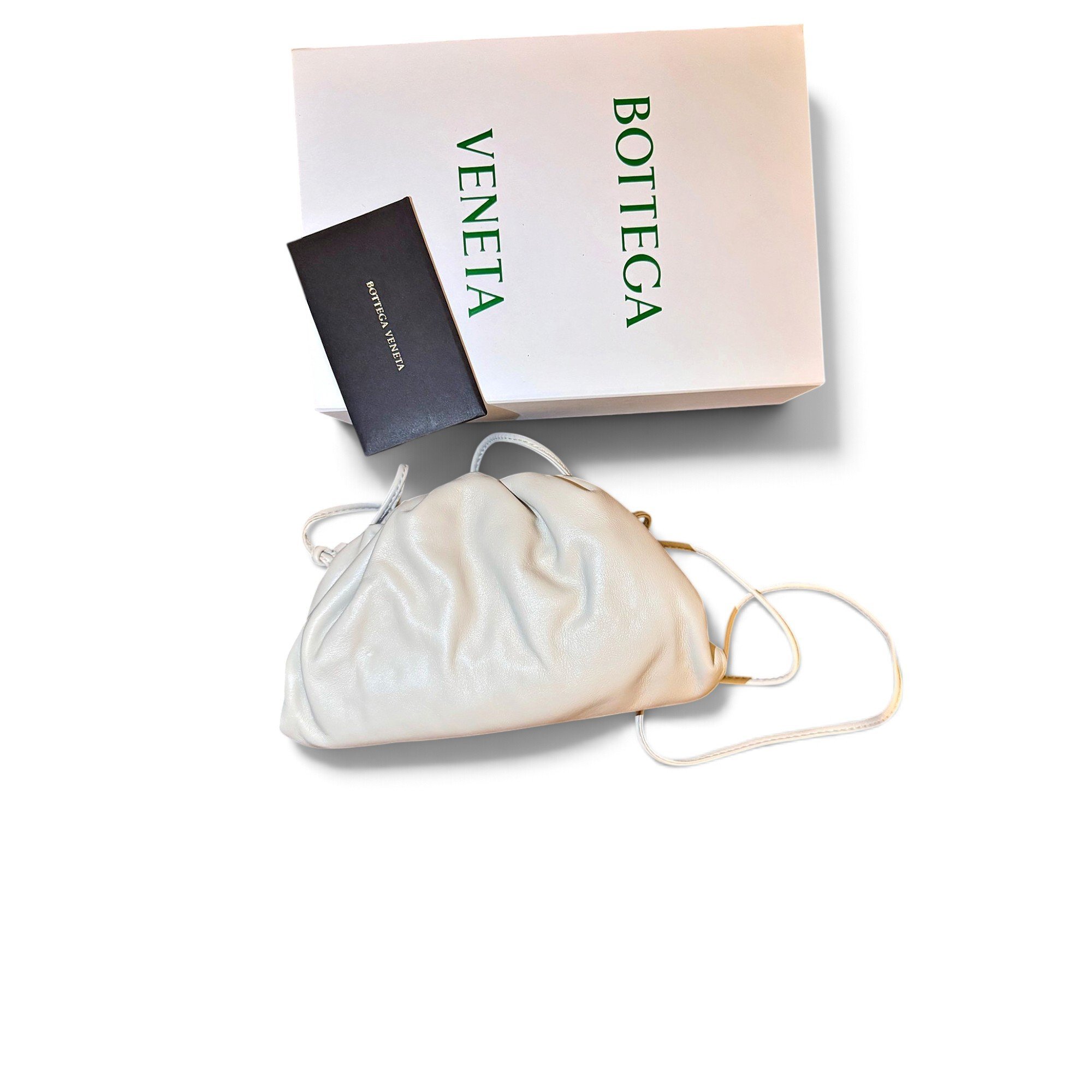 Pouch leather crossbody bag