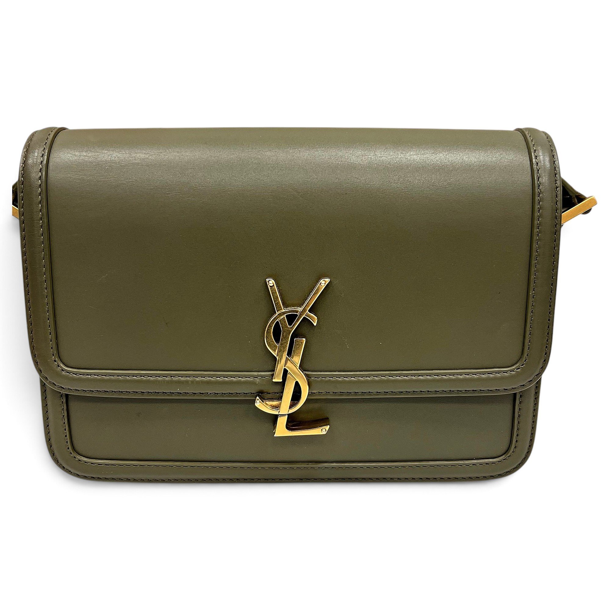 Solférino leather handbag