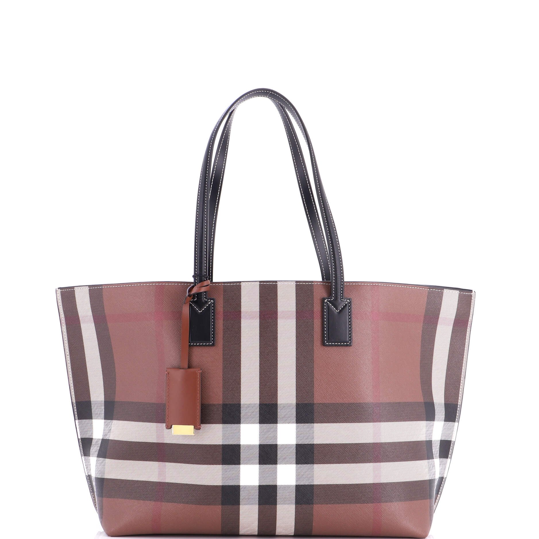 Soft Tote Check E-Canvas Medium