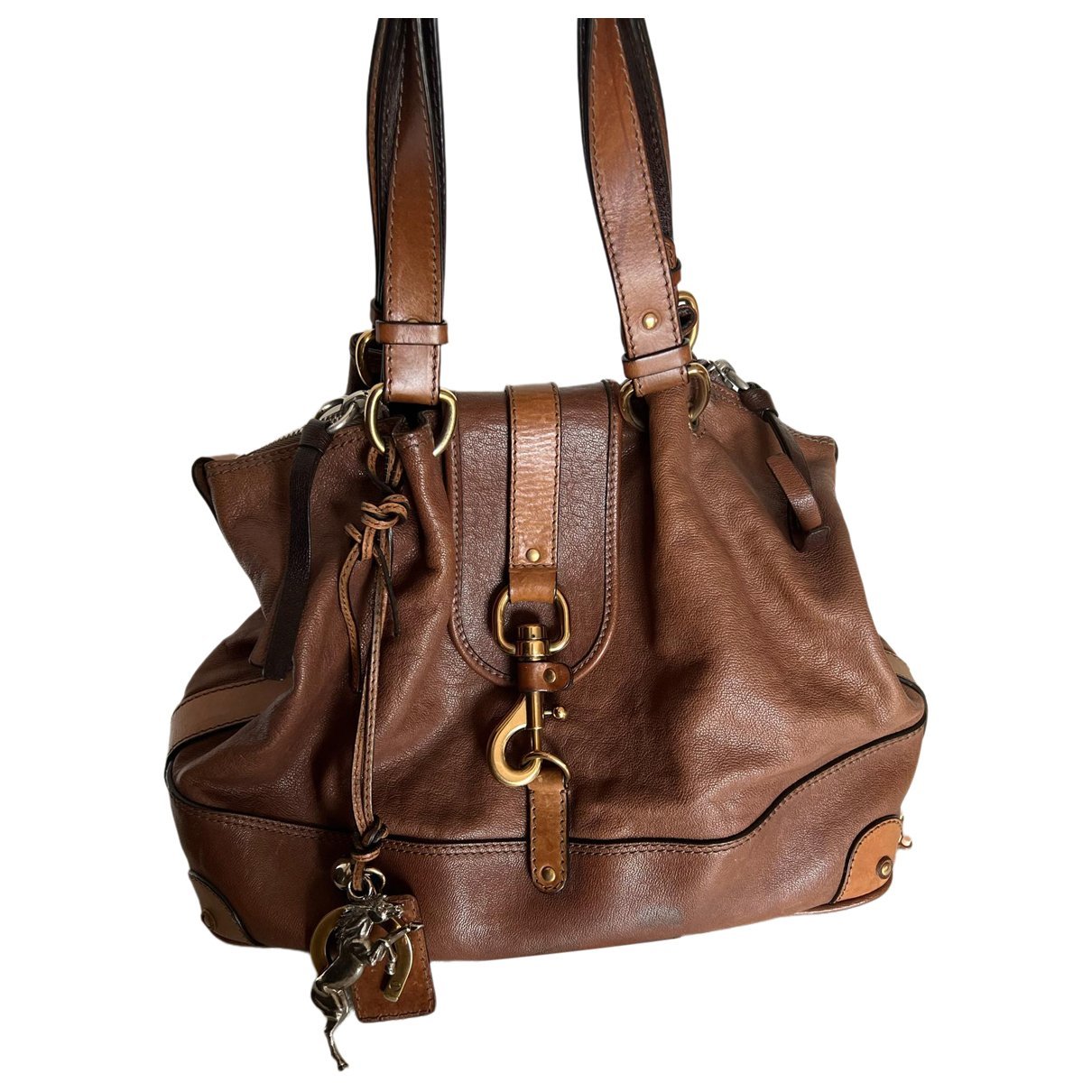 Leather handbag
