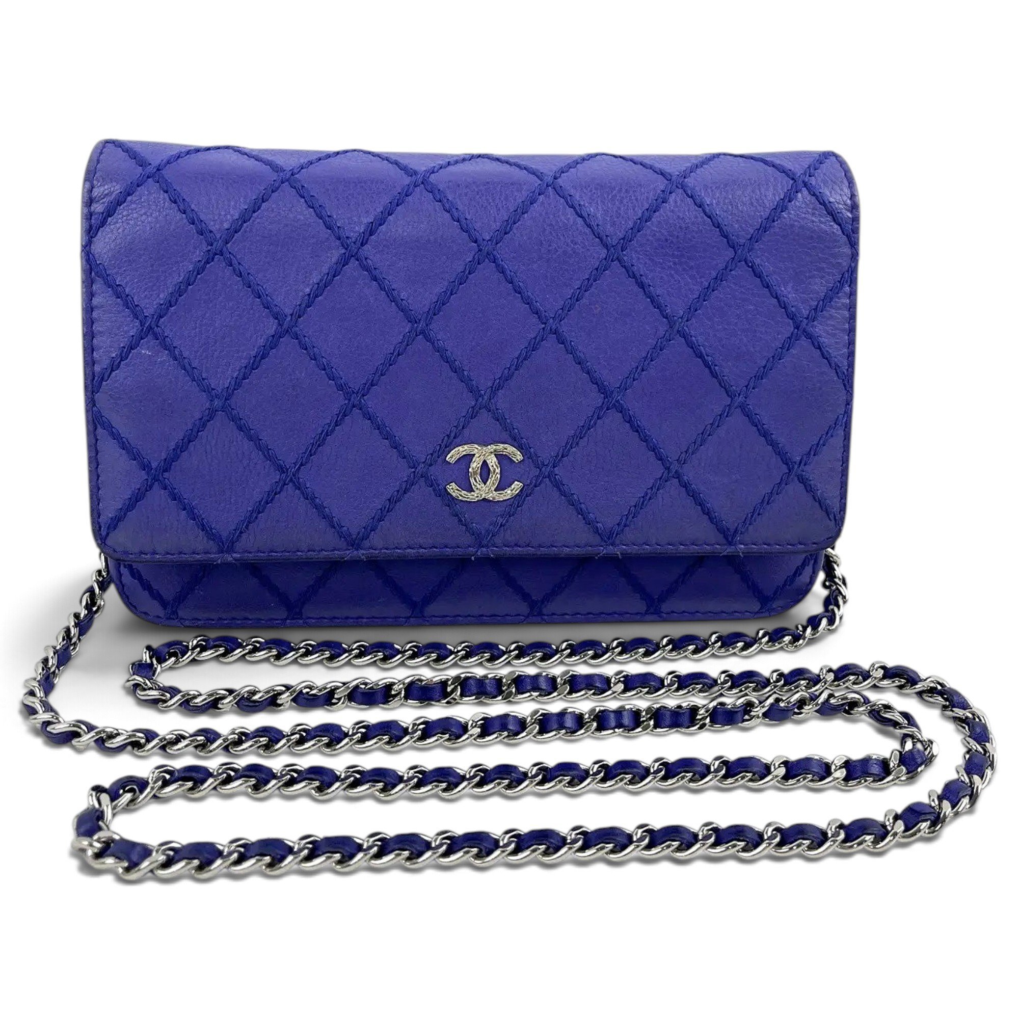 Wallet On Chain Timeless/Classique leather crossbody bag
