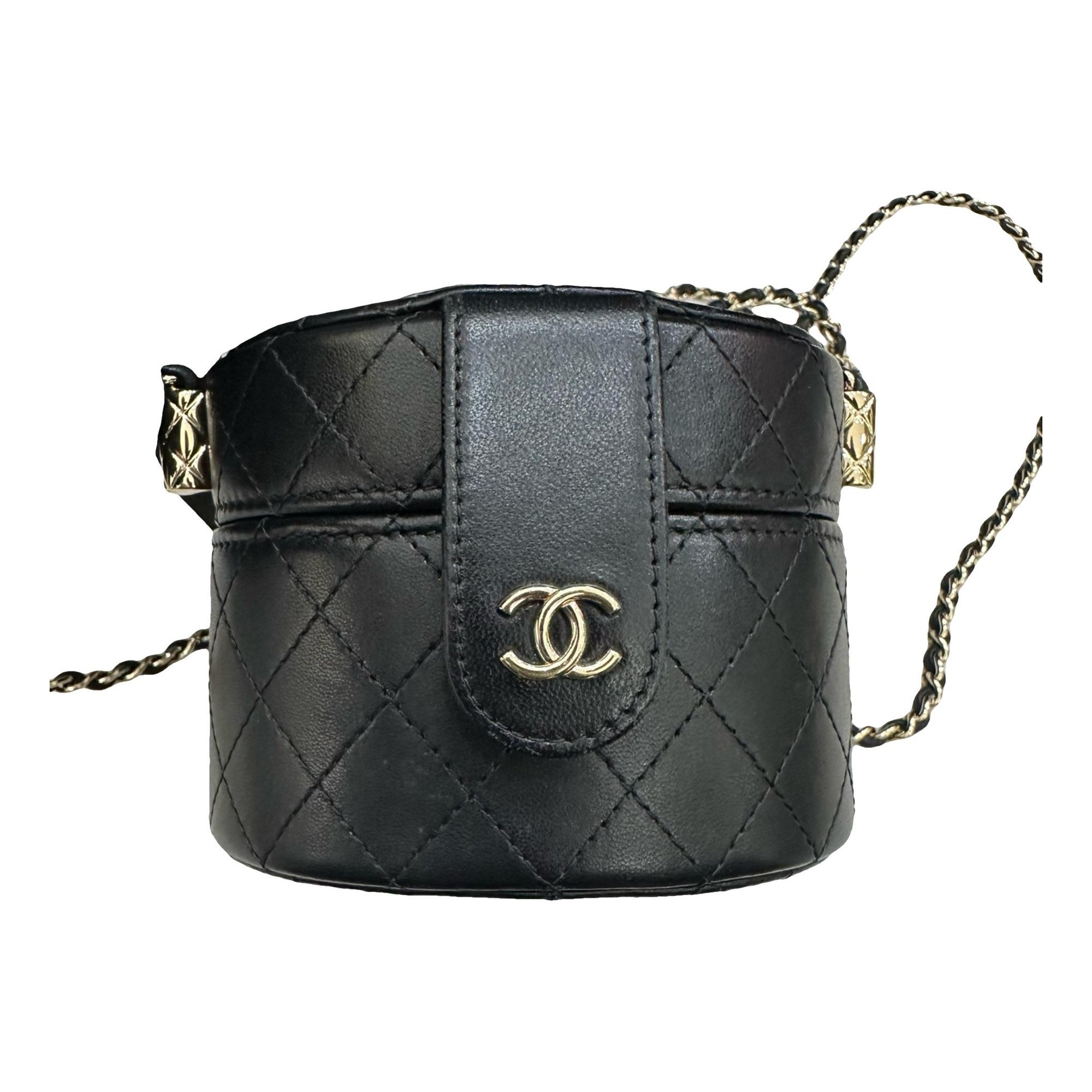 Trendy CC Vanity leather handbag