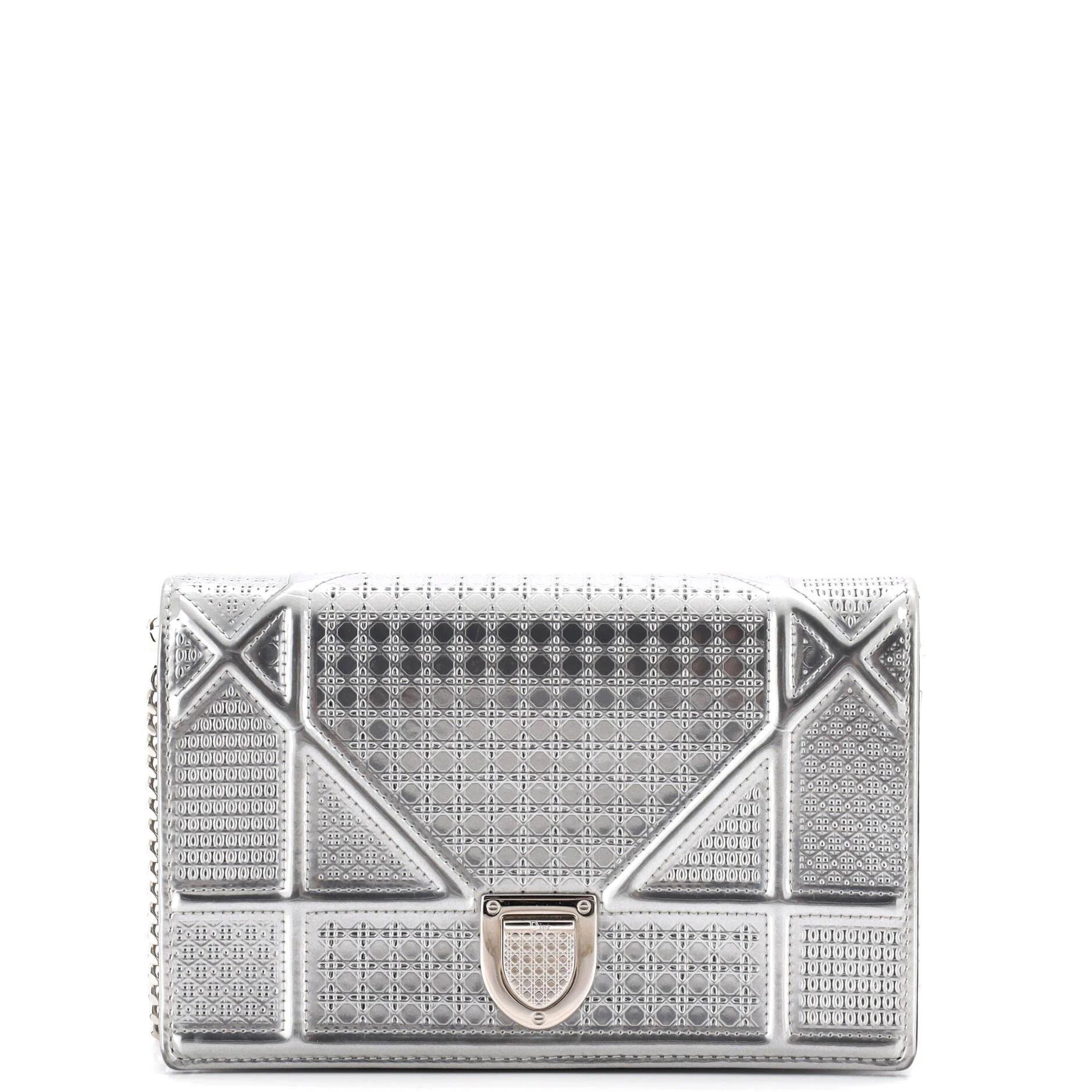 Patent leather clutch bag