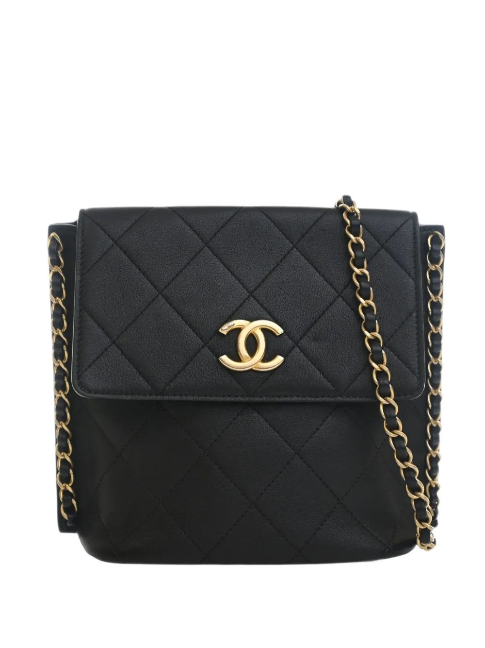 2021 Small Quilted Calfskin Chain Hobo Flap crossbody bag