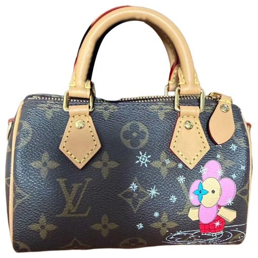 Speedy leather handbag