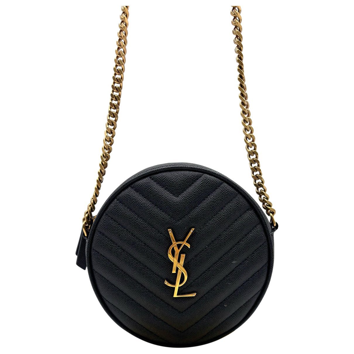 Vinyle leather handbag