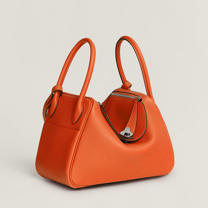 Orange Minium Lindy 26 Bag