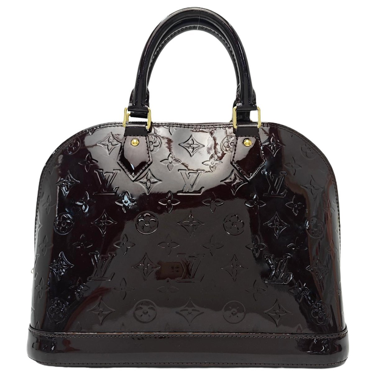 Alma patent leather handbag