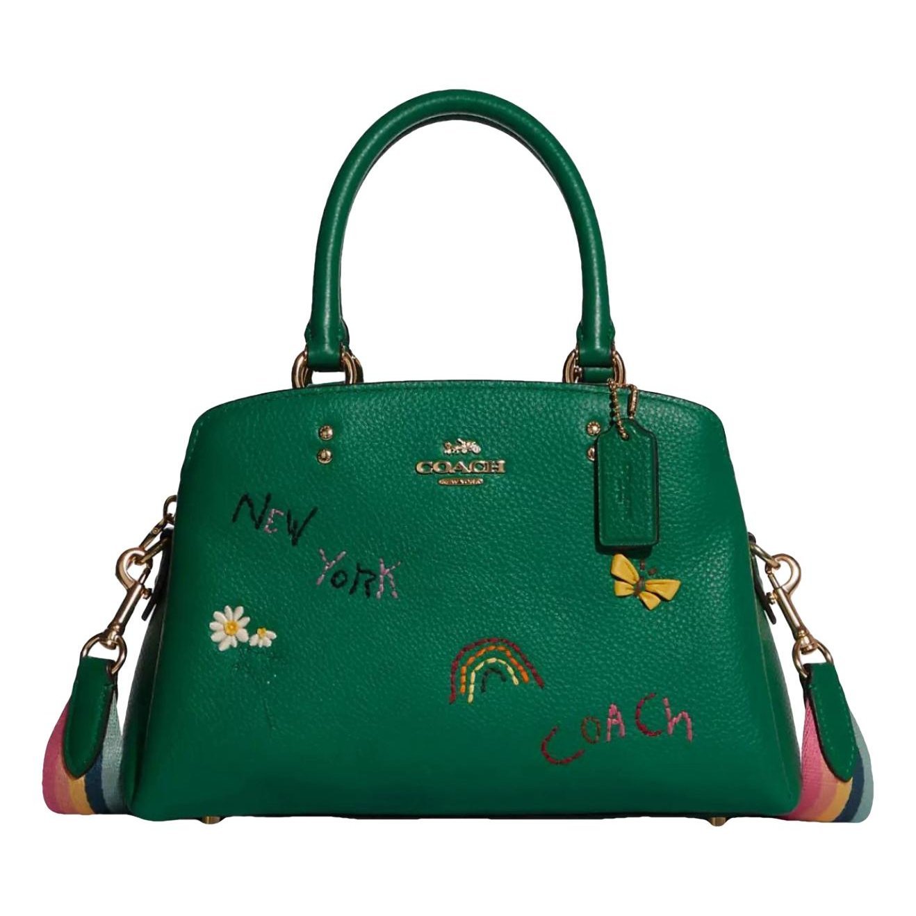 Leather crossbody bag