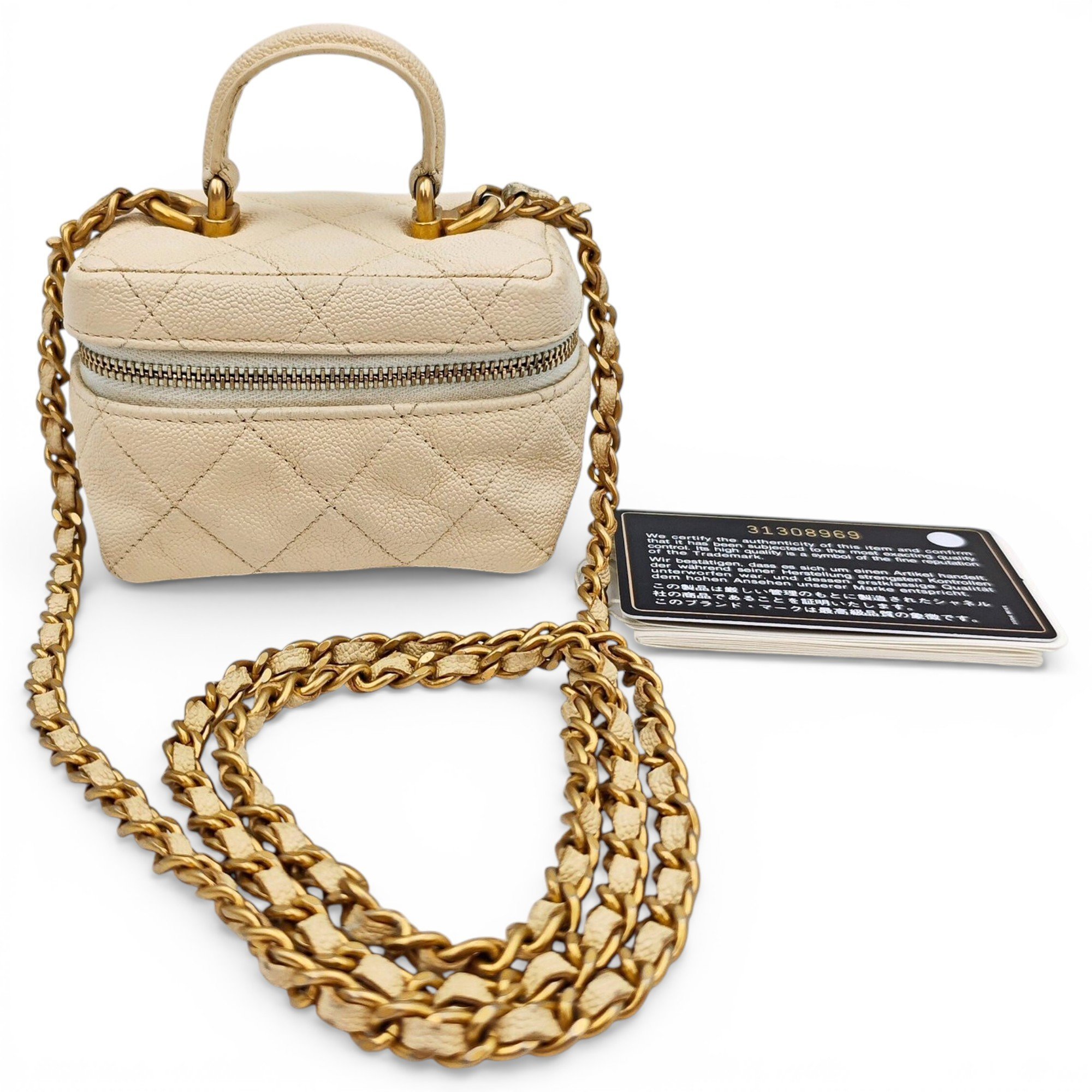 Leather handbag