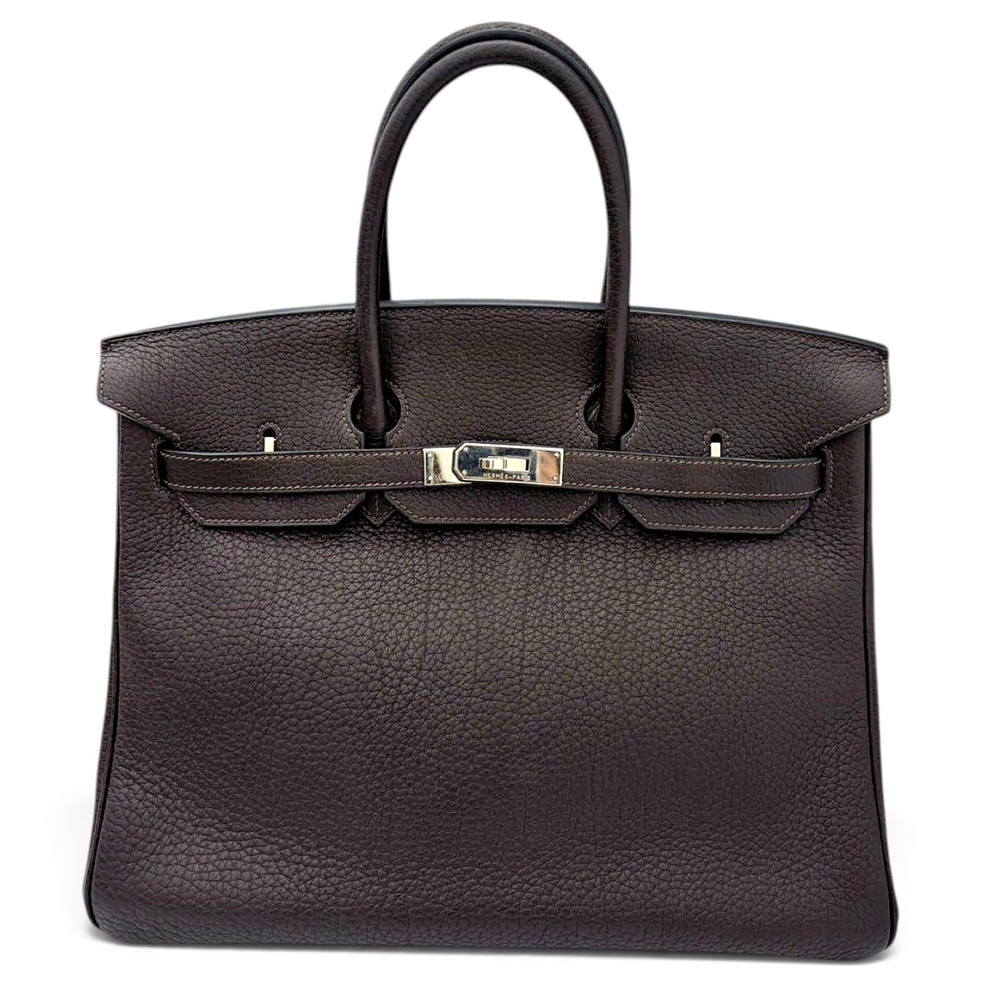 Birkin 35 leather handbag