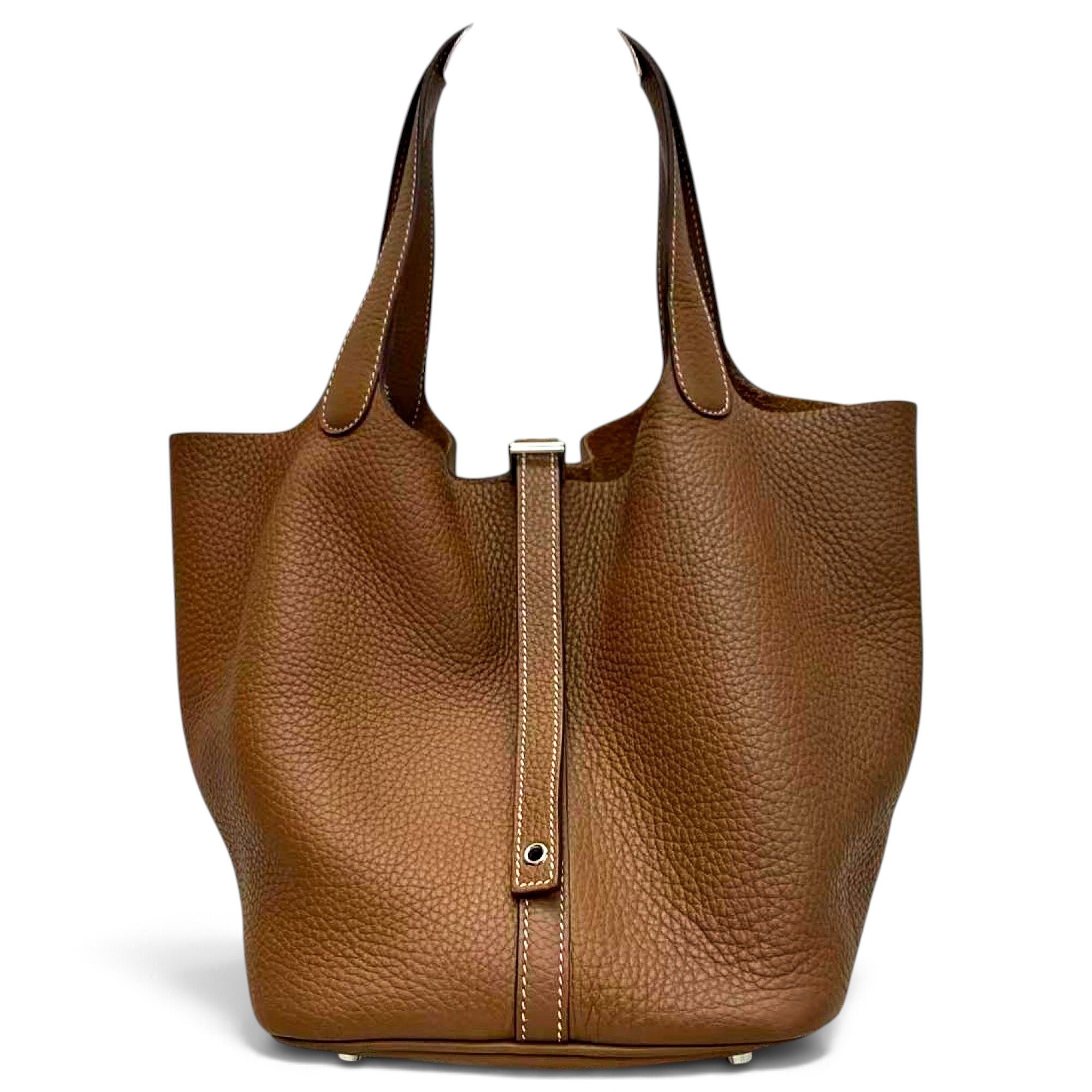Picotin leather handbag