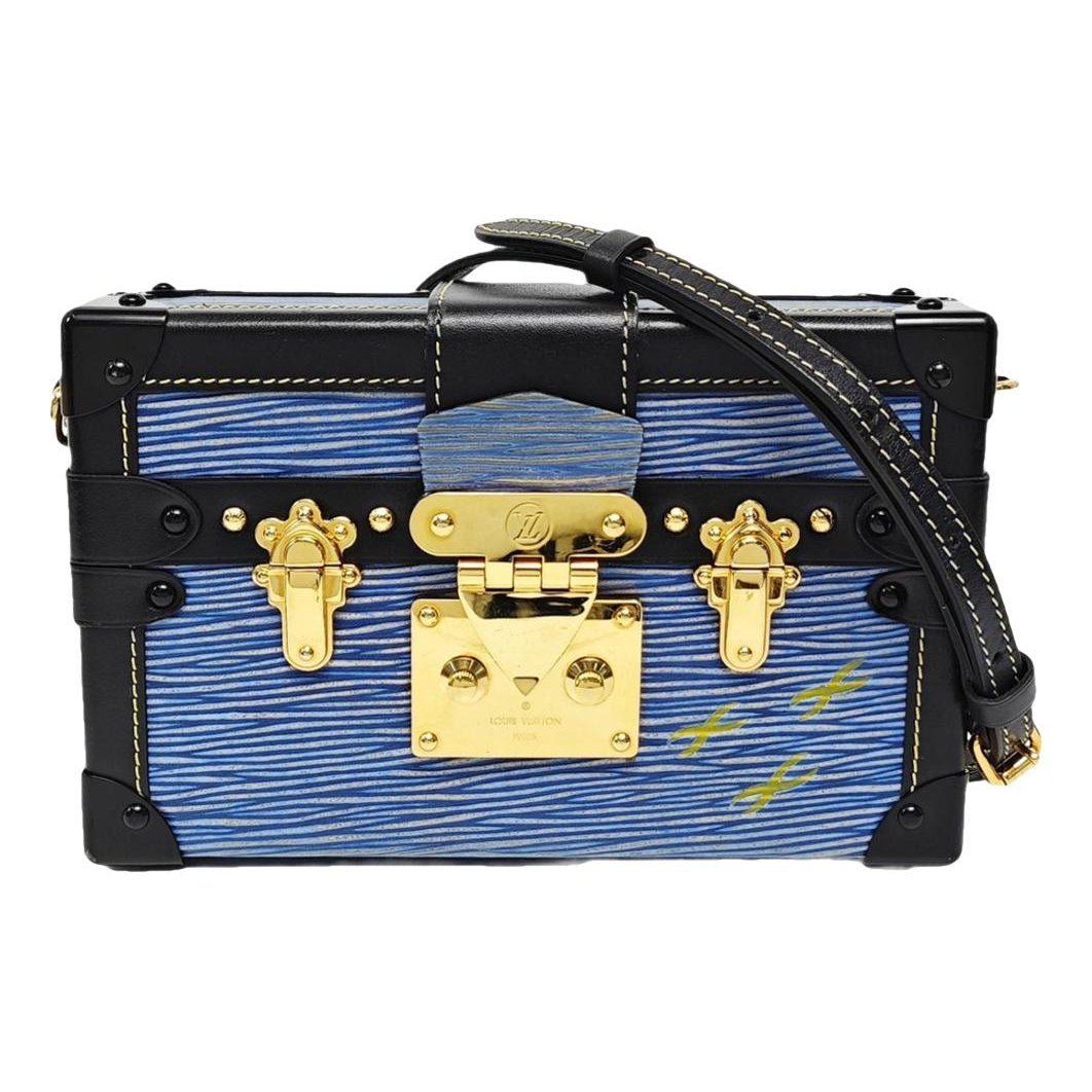 Petite Malle leather handbag