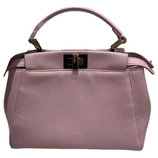 Fendi Peekaboo leather handbag