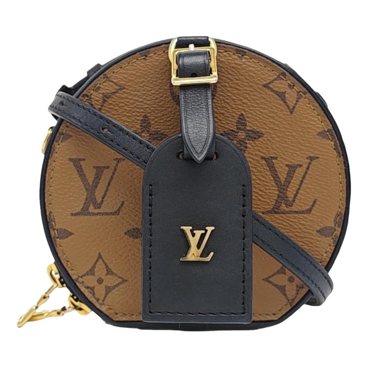 Micro boite chapeau leather handbag