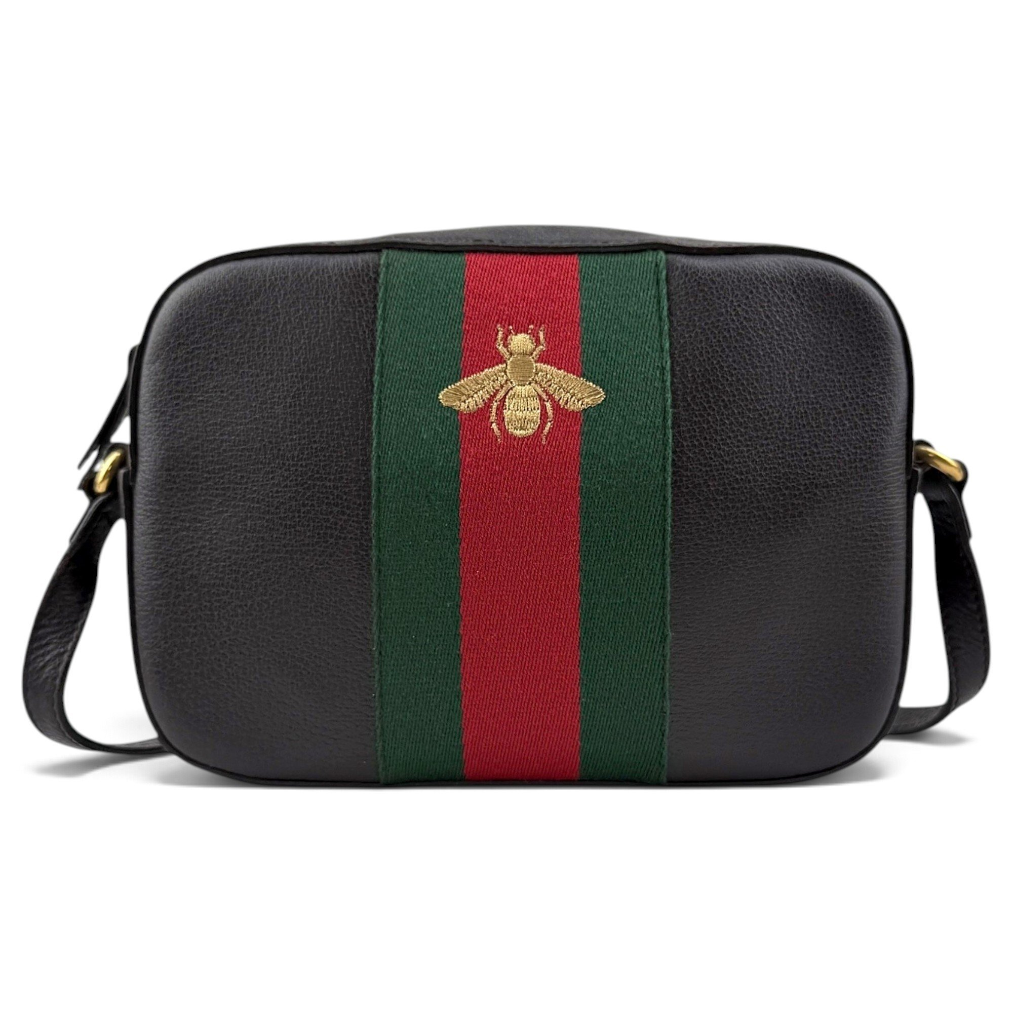 Webby Bee leather crossbody bag