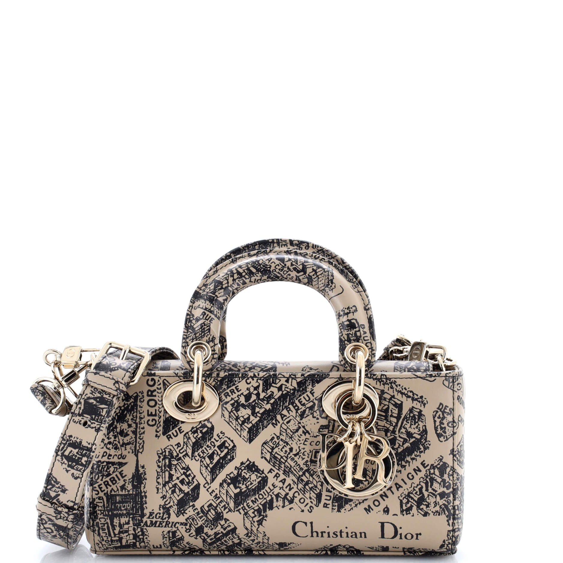 Dior Lady D-Joy Bag Printed Leather Small