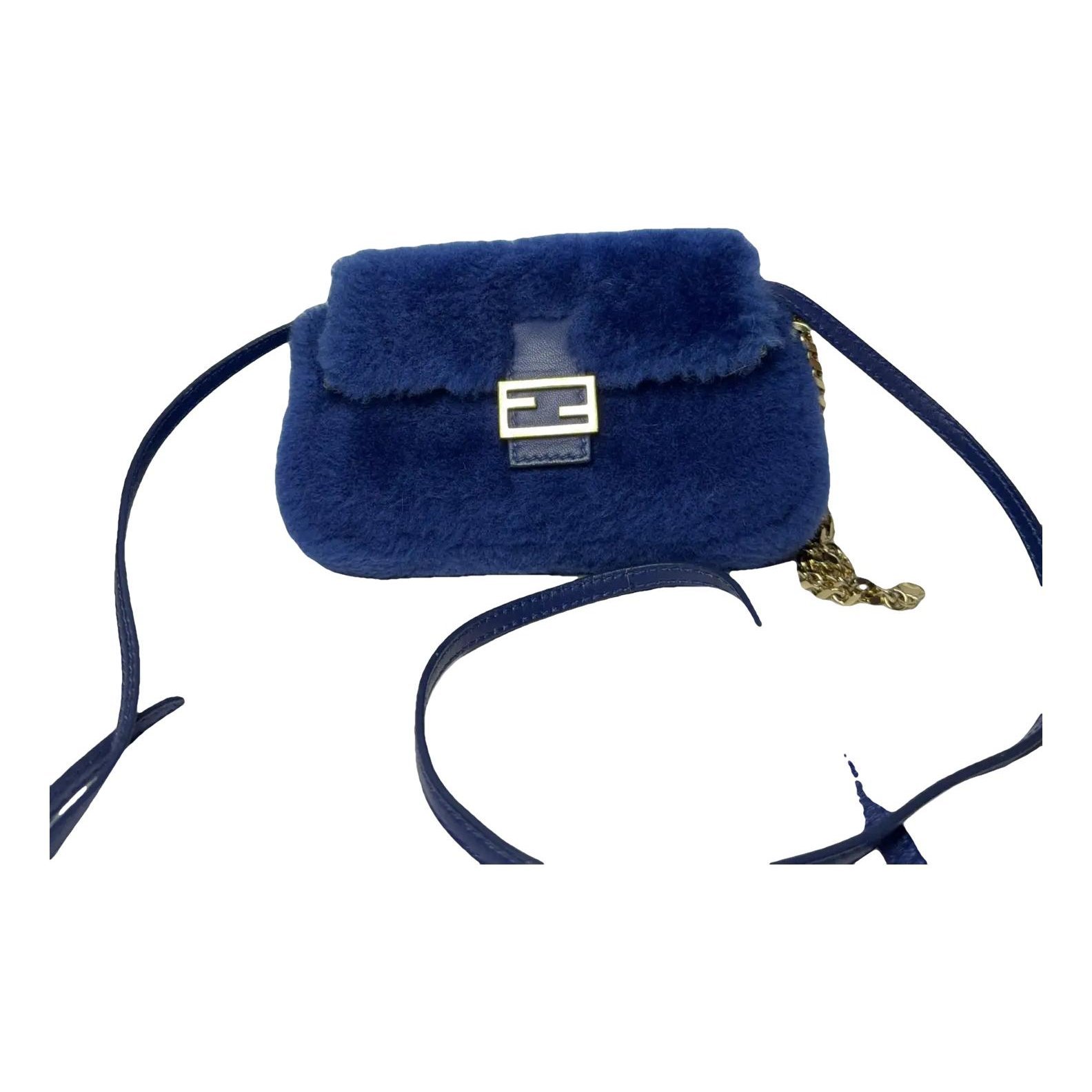 Baguette wool handbag