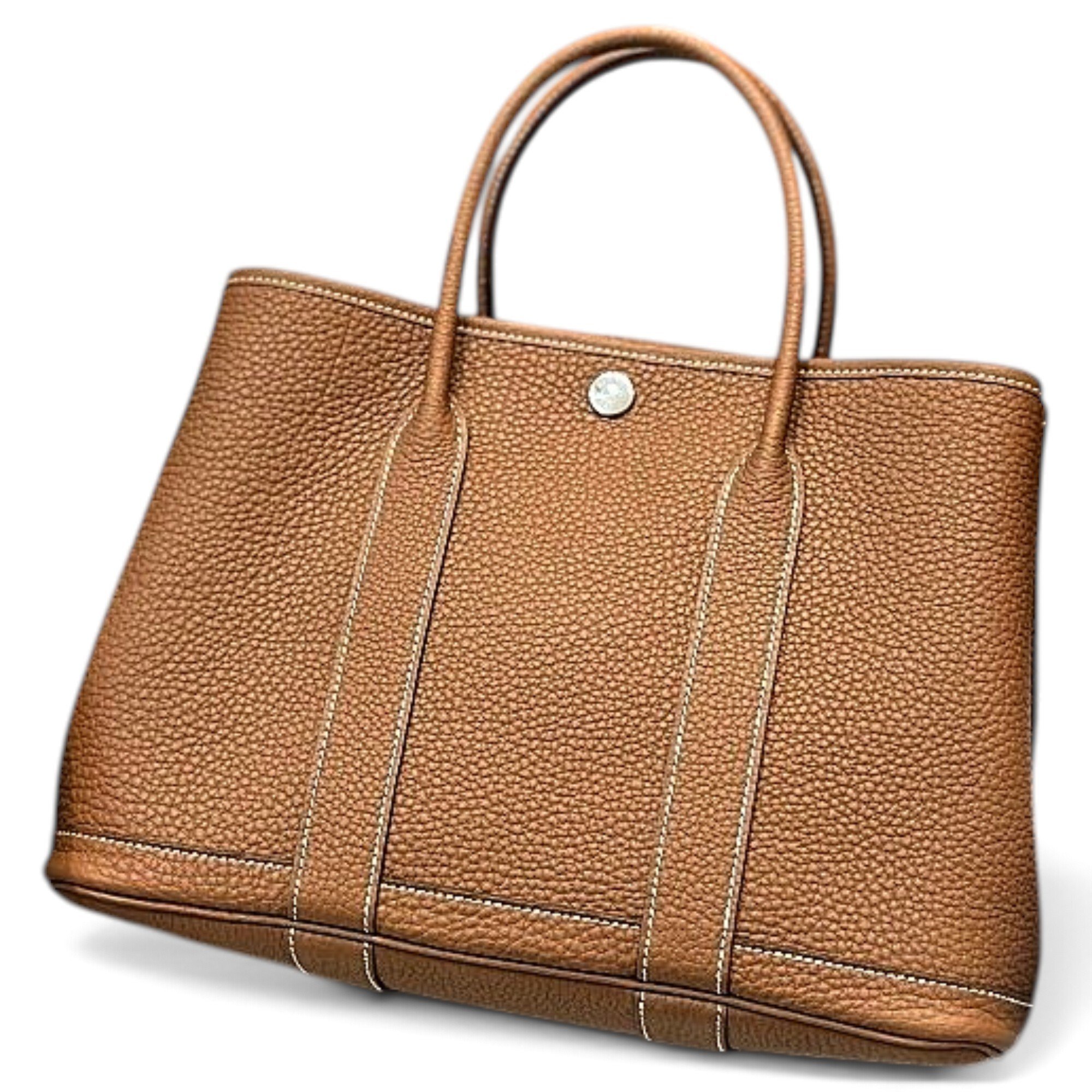 Garden Party leather handbag