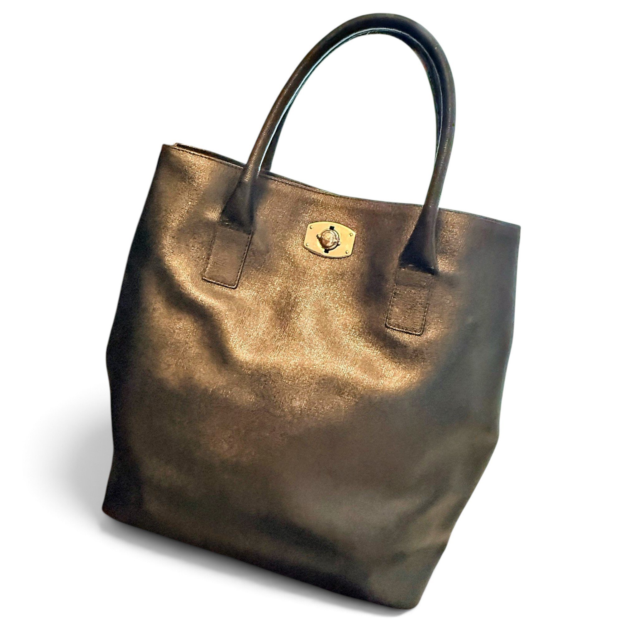 Leather tote