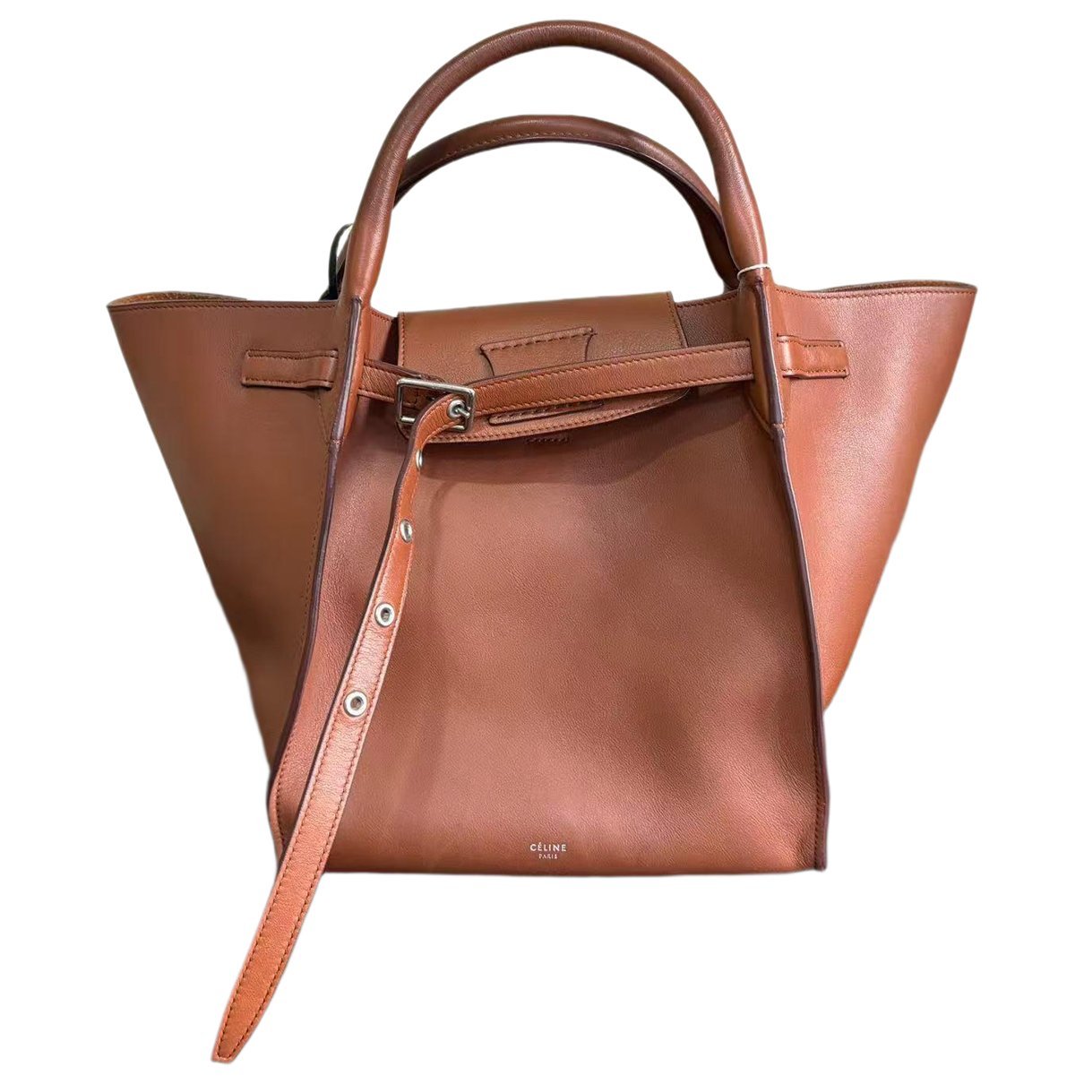 Big Bag leather handbag