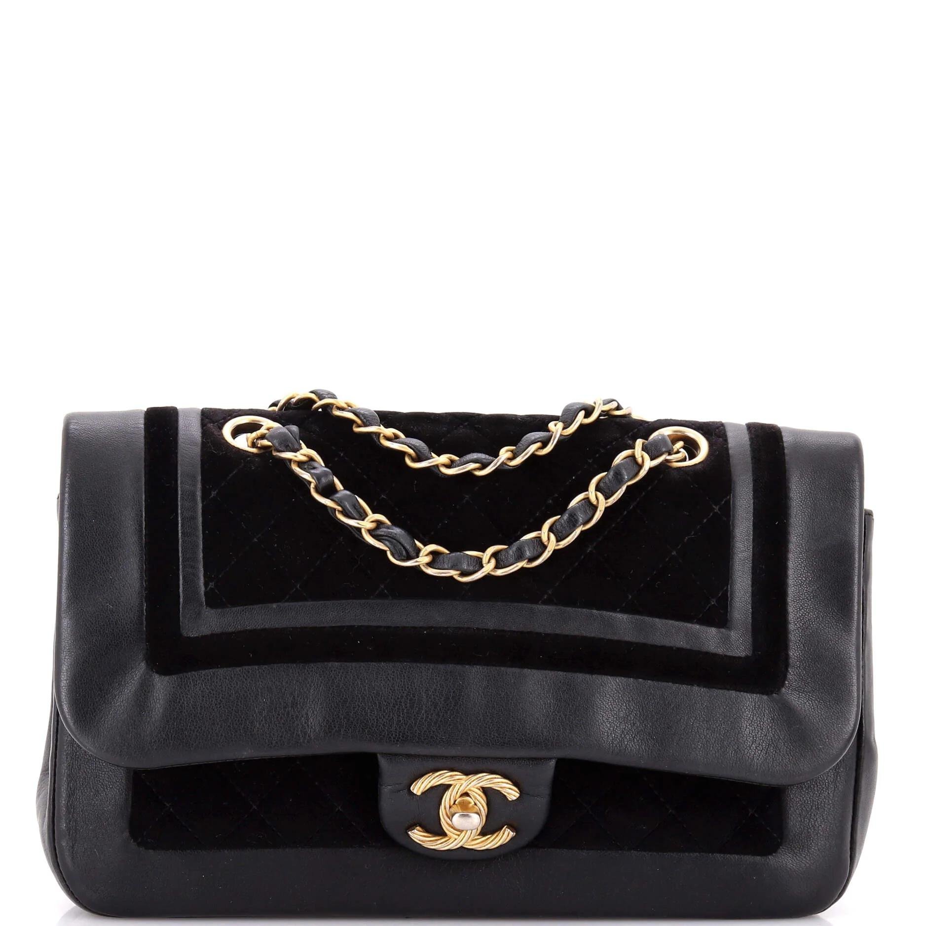 Velvet handbag