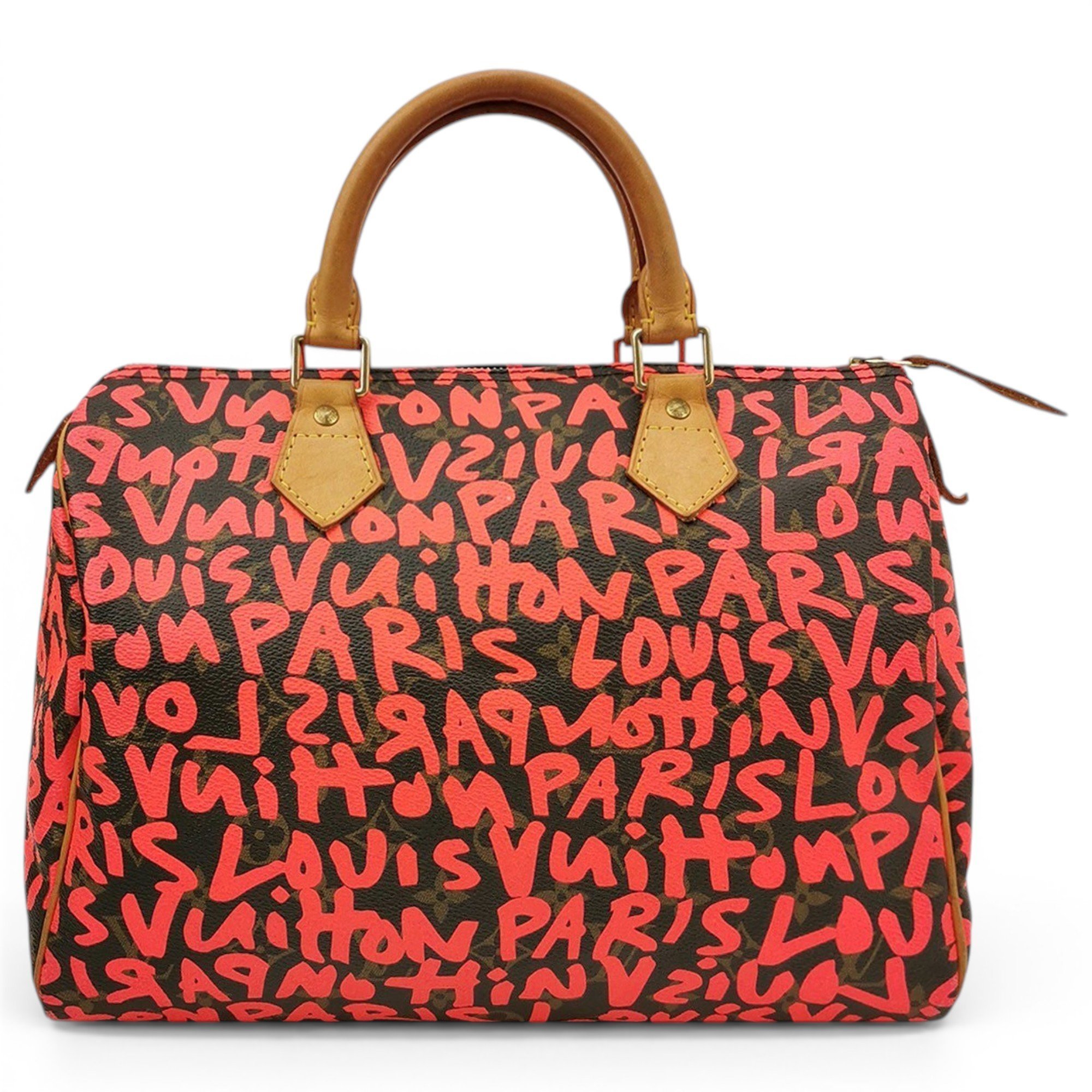 Speedy leather handbag