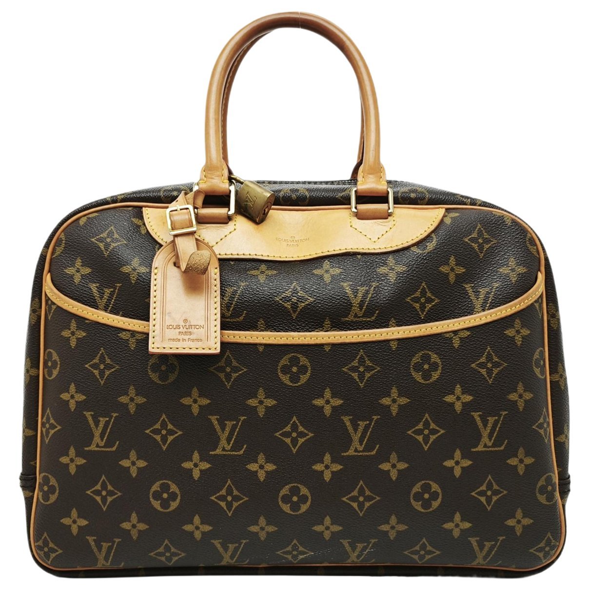 Deauville leather handbag