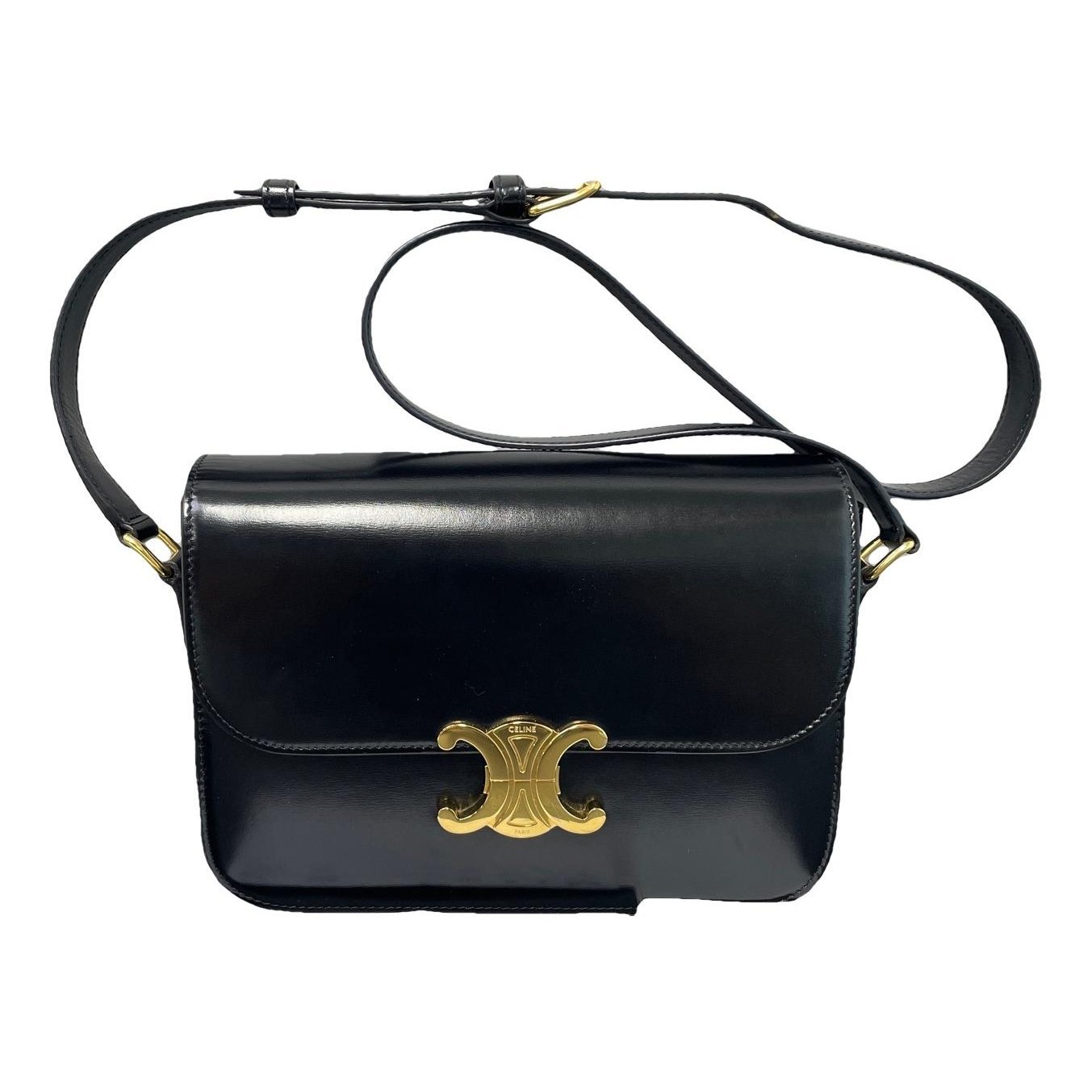 Triomphe leather handbag