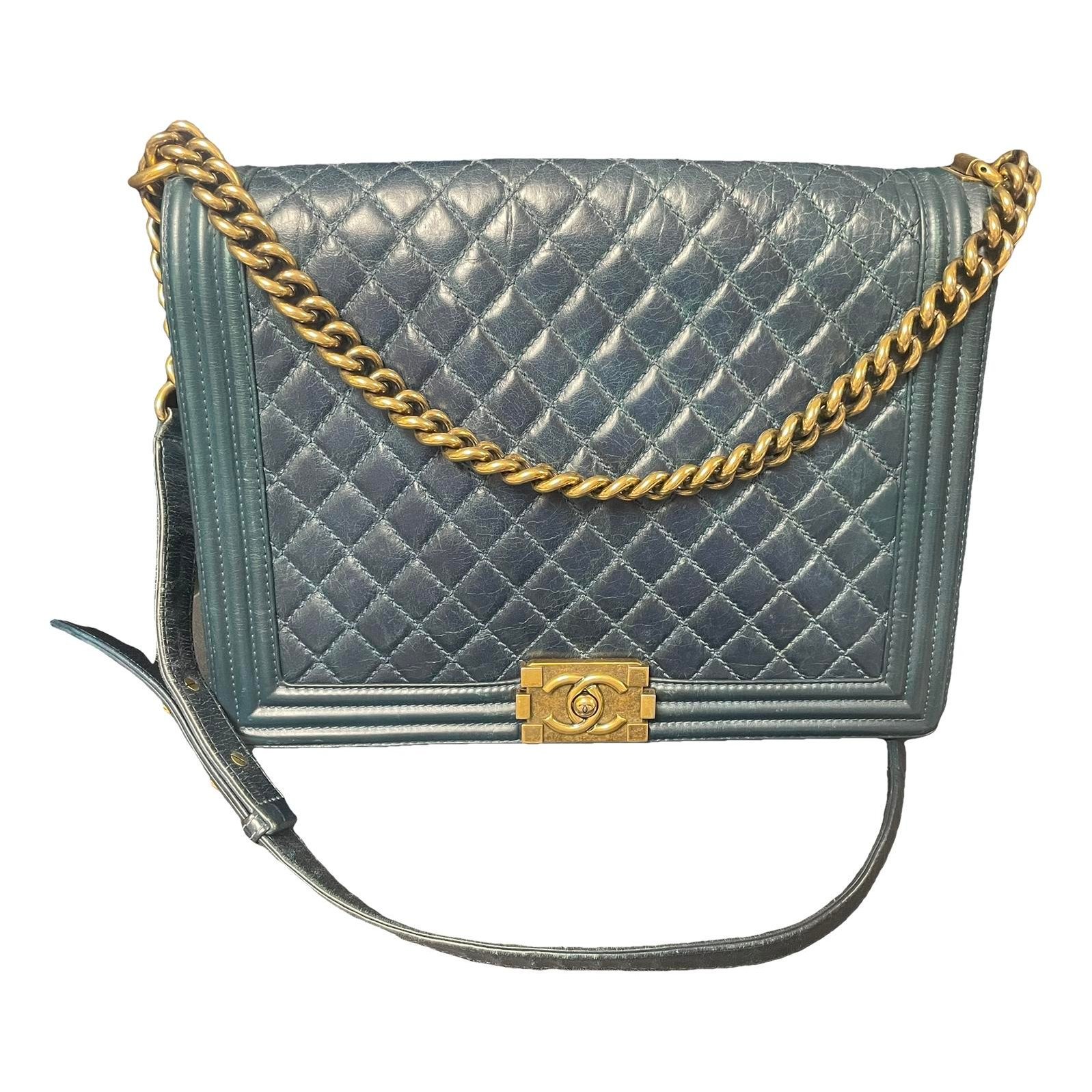 Boy leather crossbody bag