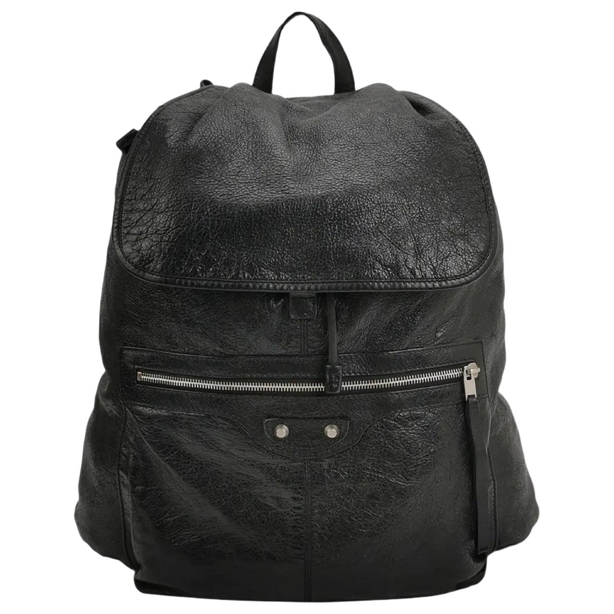 Leather backpack