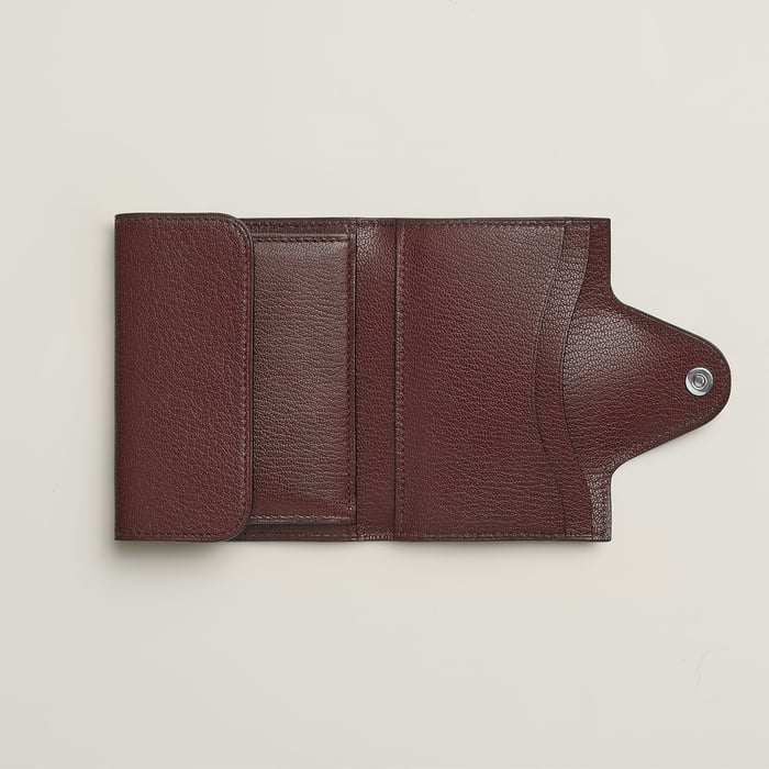 Rouge Sellier Porte-cartes Iliade Compact