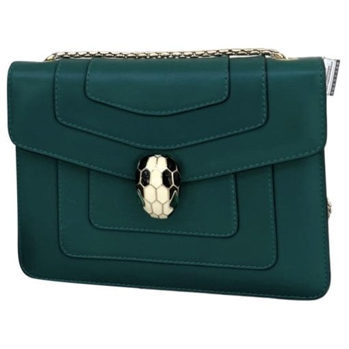 Bvlgari Serpenti leather handbag