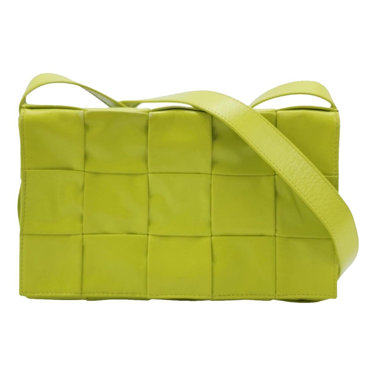 Cassette leather handbag