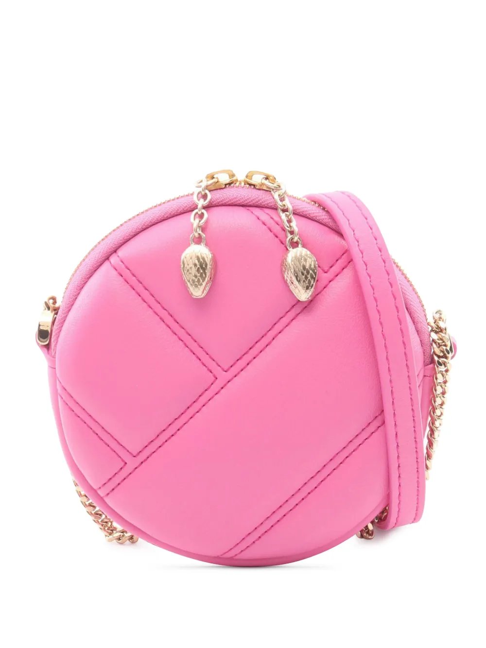 2010-2026 Leather Serpenti Cabochon Round crossbody bag