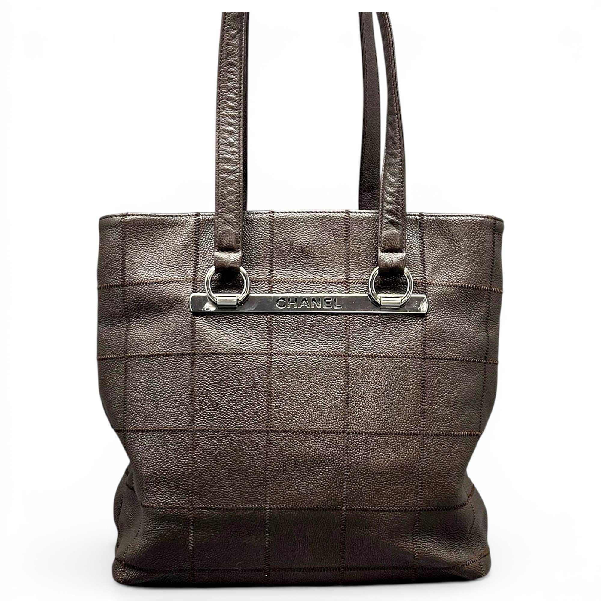 Leather tote