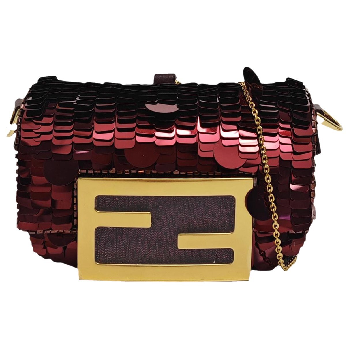 Baguette glitter mini bag