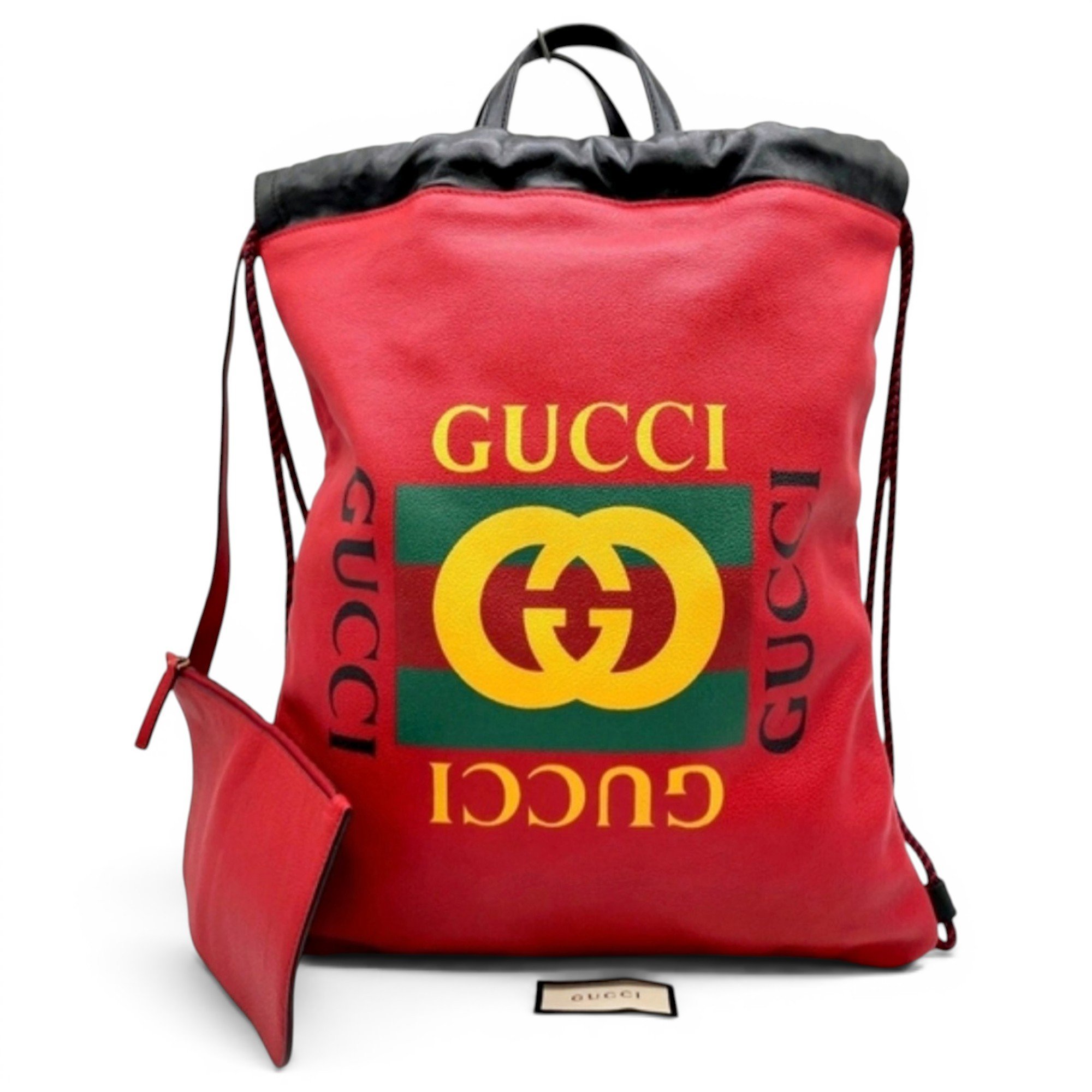 Leather backpack