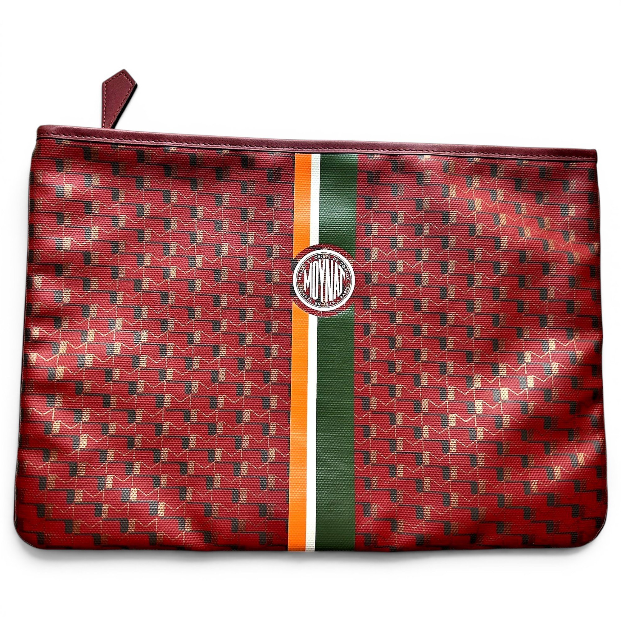 Vegan leather clutch bag