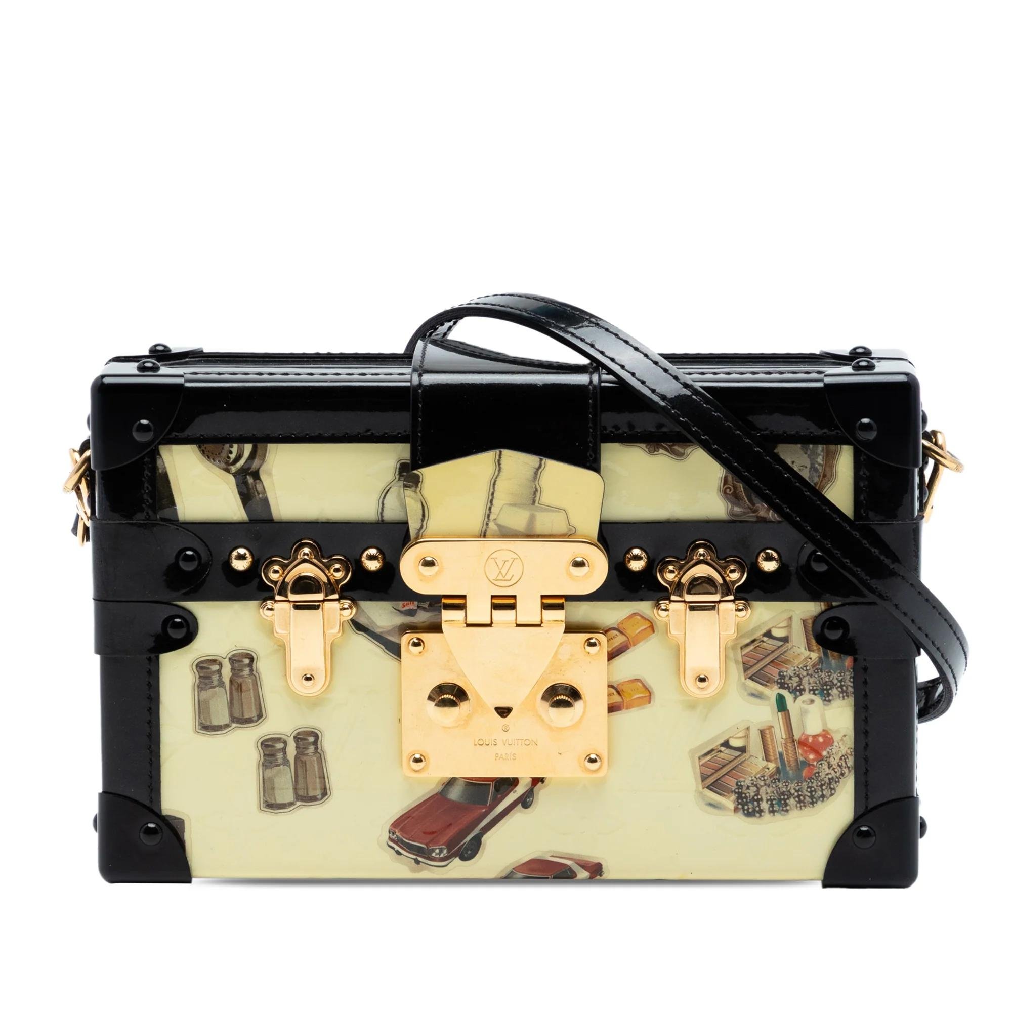 Louis Vuitton Petite Malle leather handbag