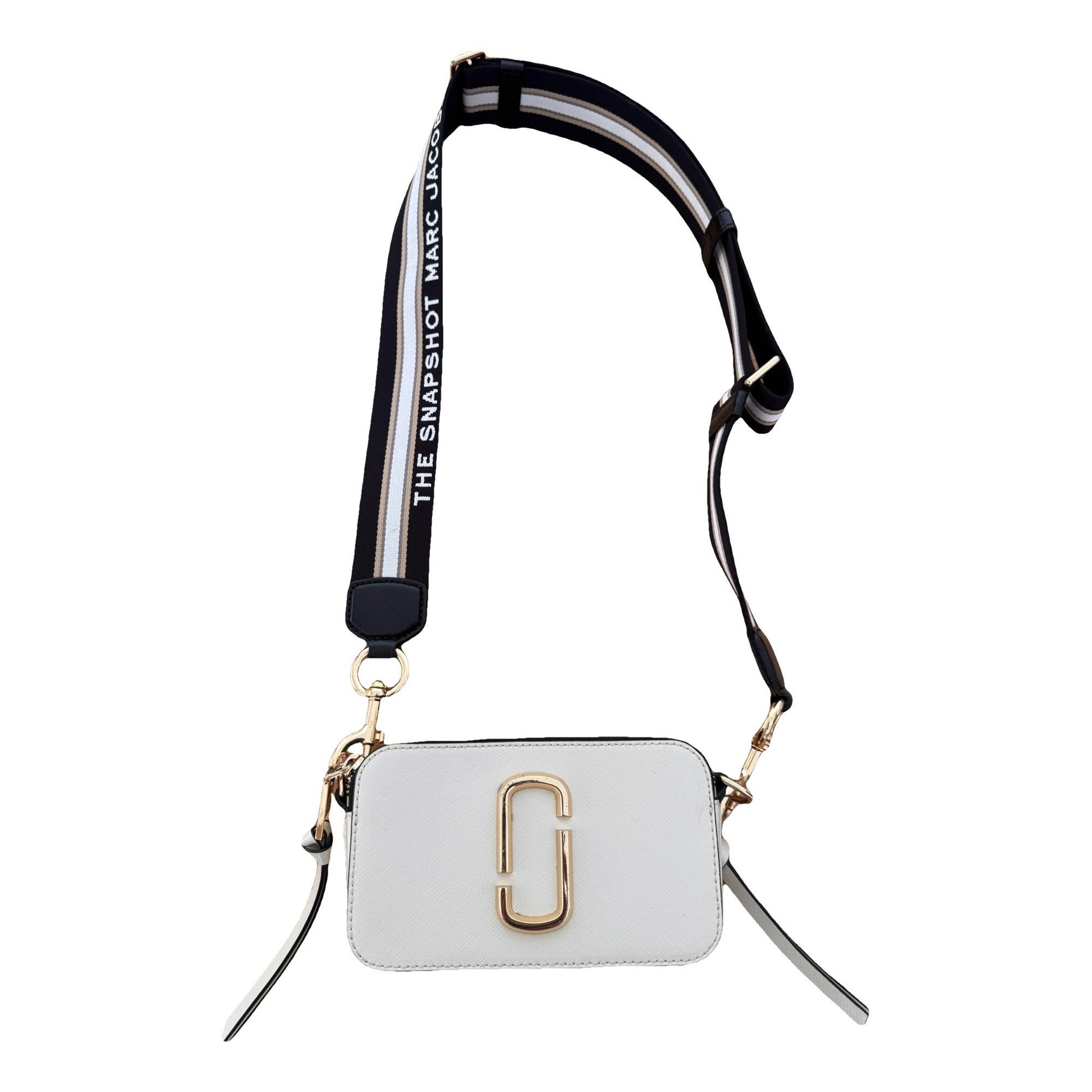 Snapshot leather clutch bag