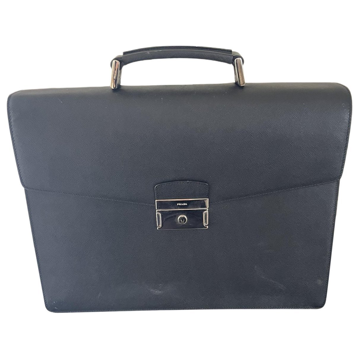 Leather travel bag