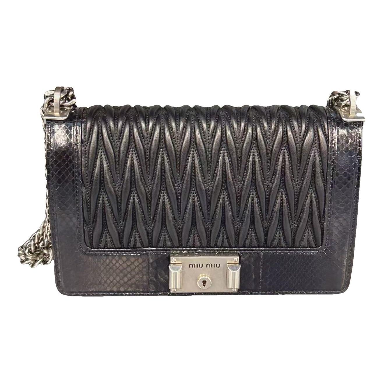 Miu delice leather crossbody bag