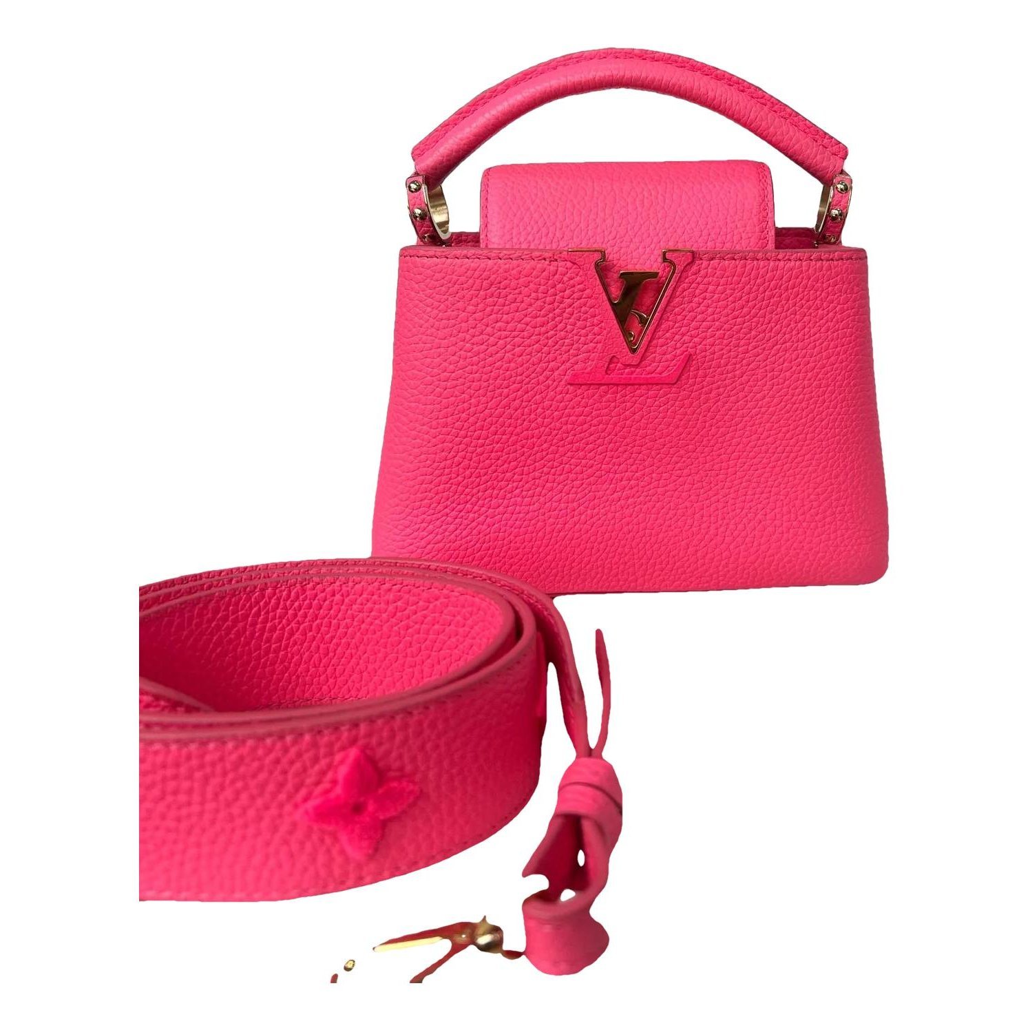 Capucines leather mini bag