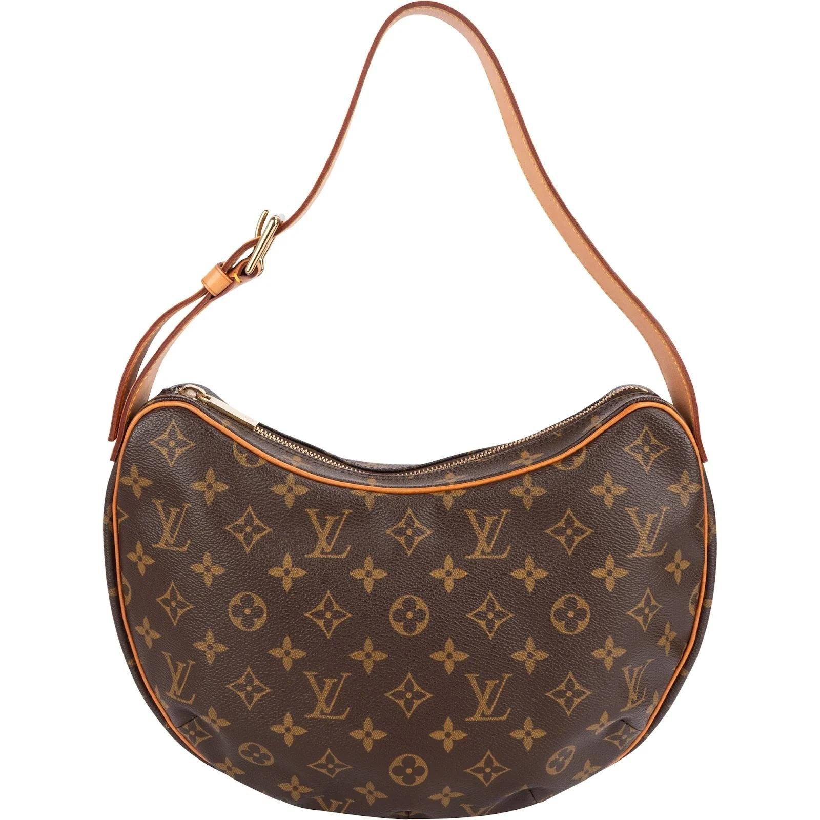 Croissant leather handbag